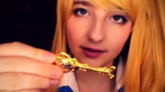 Aftynrose Asmr - Cosplasmr - Lucy From Fairytail Needs A