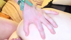 Close up ass creaming