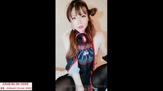 Asian Shemale Solo Masturbation