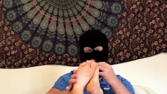 Black Amateur Explore Hot Foot Fetish