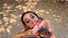 Hot Brunette Girlfriend POV Blowjob