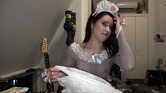 Small tit brunette teen fucked doggystyle