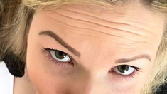 Blonde amateur blowjob POV in public