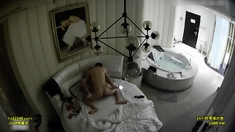Small tit brunette amateur tugs on a big willie