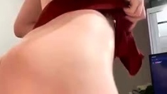 Beautiful Sonya having a horny solo toy masturbation