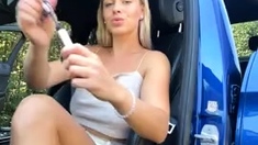 Blonde babe scarlet solo webcam