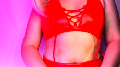 Gorgeous Mature Blonde Solo Masturbation
