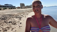 Amateur Outdoor Brunette Masturbates
