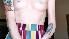 Latex Redhead Teen Mistress Makes You Jerk Off