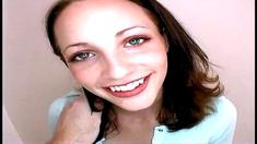 Hot amateur teen blowjob and facial HD video
