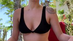 Euro amateur outdoor masturbation