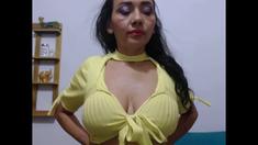 Big boobs milf masturbates with her dildo