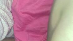 Amateur striptease and Solo masturbation