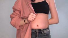 Small titted brunette amateur anal nailed at home