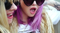 tiny blonde teen lesbians