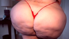 Hot brunette big boobs toying pink pussy