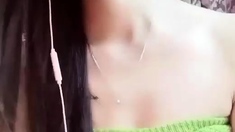 POV close up asian gf blowjob