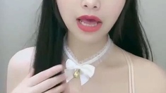 POV close up asian gf blowjob