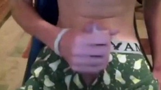 Huge-Cocked Twink from Newcastle Webcams and Cums for You