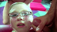 Bleach Blonde Teen Spinners Group Sex