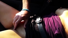 French Girl Shared for Outdoor Fingering Pleasure