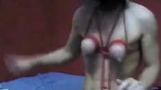 Bondage Play on Webcam: BDSM Titillation