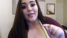 Amateur striptease and Solo masturbation