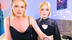 Horniest Amateur Blonde Teen caught masturbating on Webcam