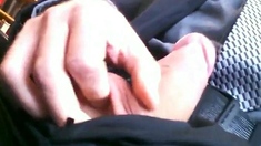 Big-Cock Hunks Jerking Off at the Library