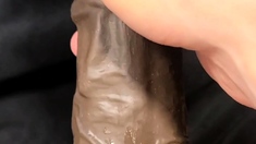 Amateur close up pov hj to nice big rod