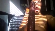 Big-Cock Daddy Masturbating Solo