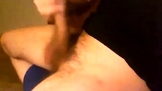 Danish Twink Strokes His Big Cock