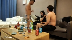 Amateur Asian Couple Frigging On Cam