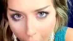 Sofiatheedoll Face Close Up Blowjob With Dildo