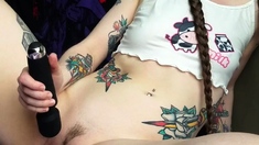 Hot amateur naked teen toys her pussy