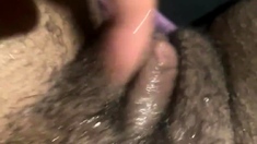 Fat pumped wet pussy.