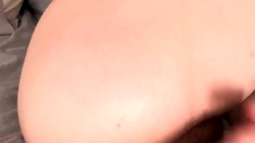 Close Up View Of A Dude Jerking Off