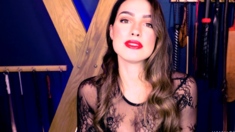 Cute Curly Brunette Solo Webcam Masturbation
