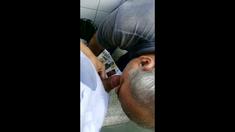 60-year-old Rustic Daddy Gives Me A Blowjob In A Public Bath