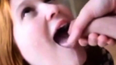 Amateur cum swallowing