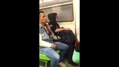 Jerks Off In Train