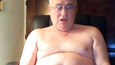 grandpa cum on cam and taste his cum