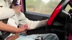 Hot Young Trucker Gets Handjob