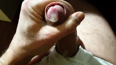 Uncut Cumshot Foreskin Play Orgasm watching Porn